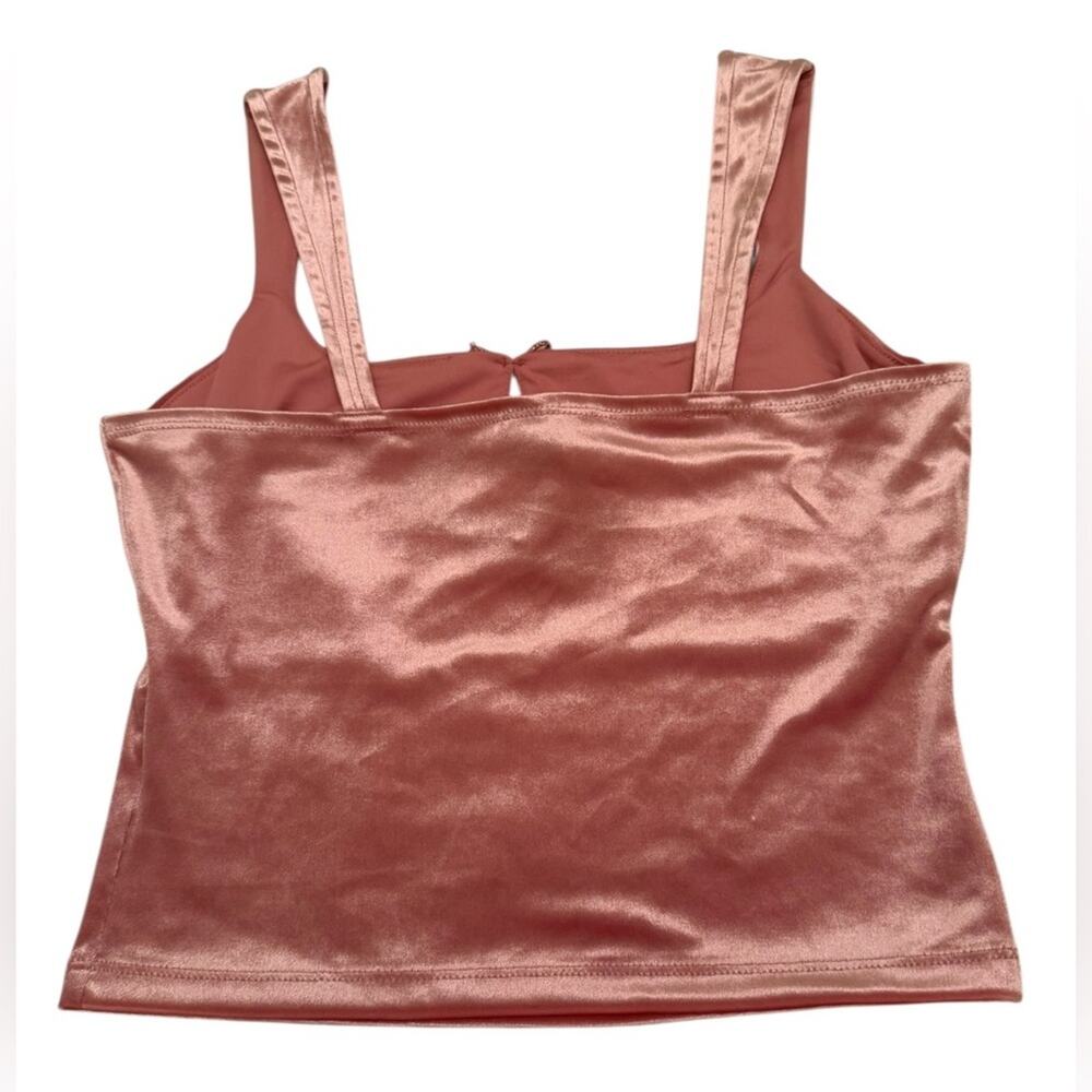 Wild Fable Shiny Pink Camisole Top Size XS Polyester Spandex NWT - Picture 11 of 13